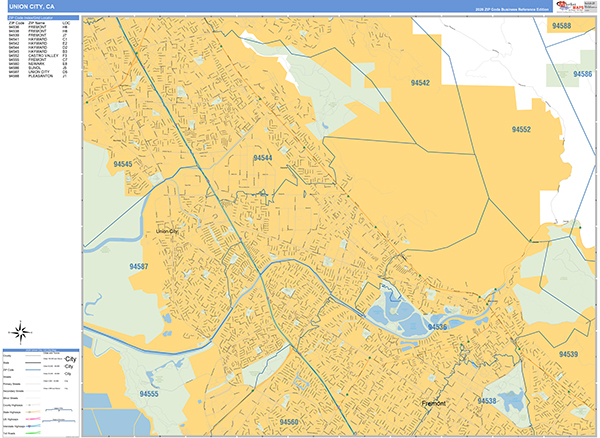 Union City Map Basic Style